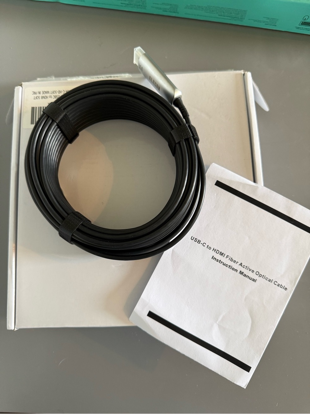 USB-C to HDMI Active Optical Cable - Black